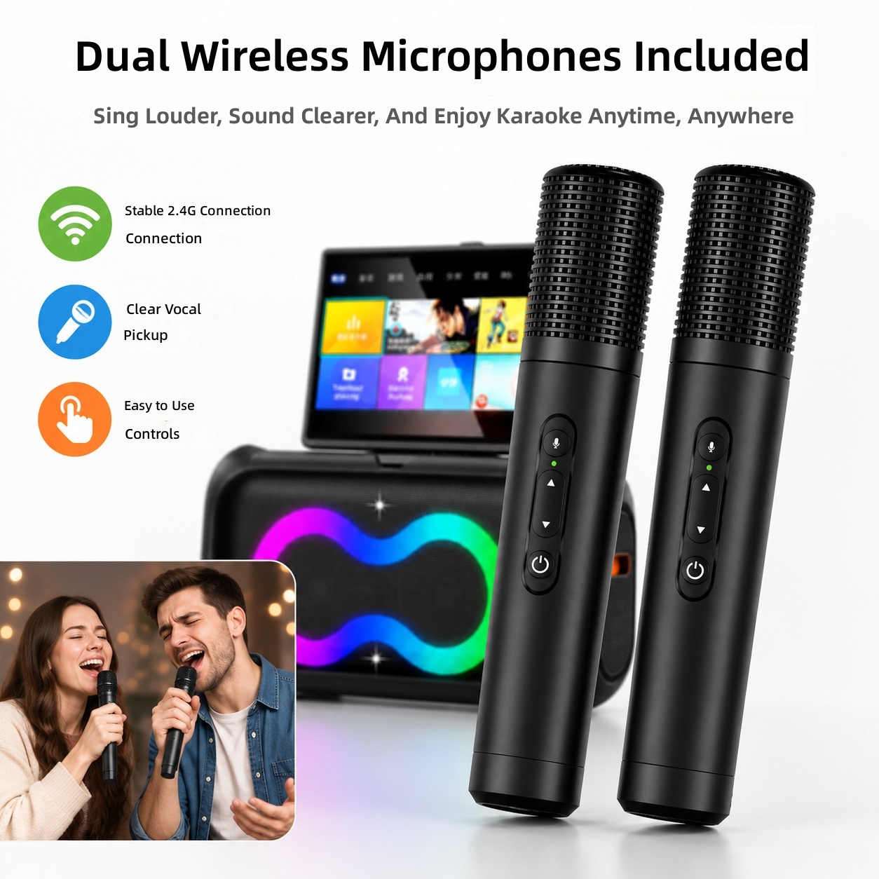 Smart Home Theater - OEM/ODM K55 Taşınabilir Karaoke Makinesi 13.3