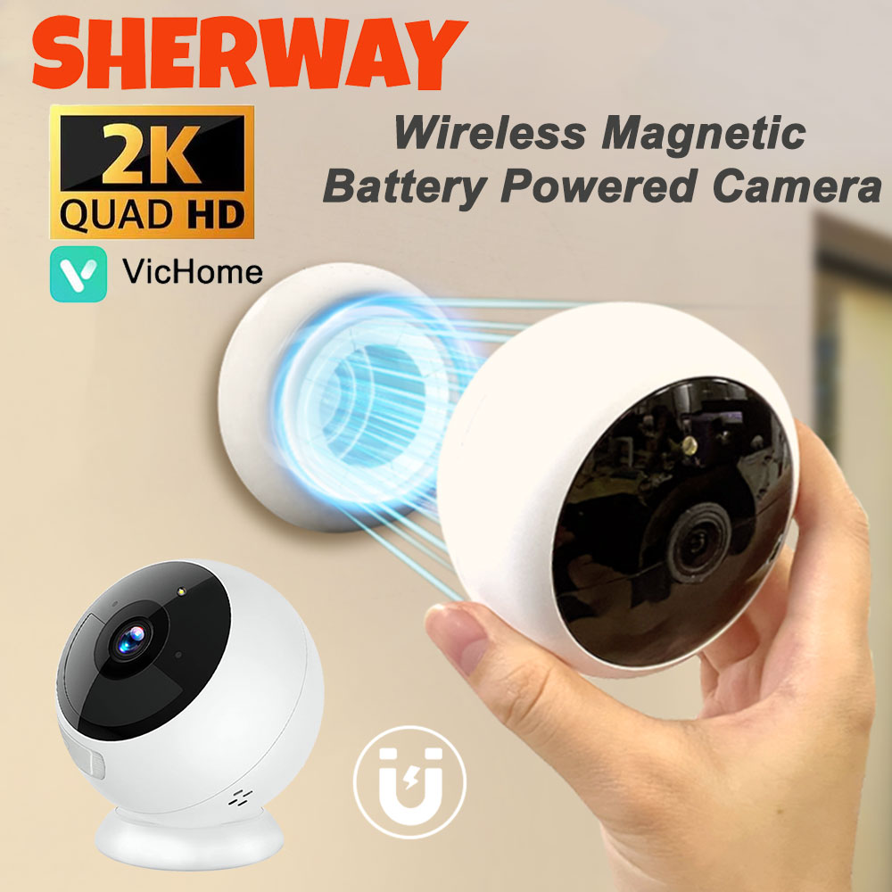 Smart Home Battery Camera Ezviz - 2K 5MP Wifi Ev Güvenlik Kamerası