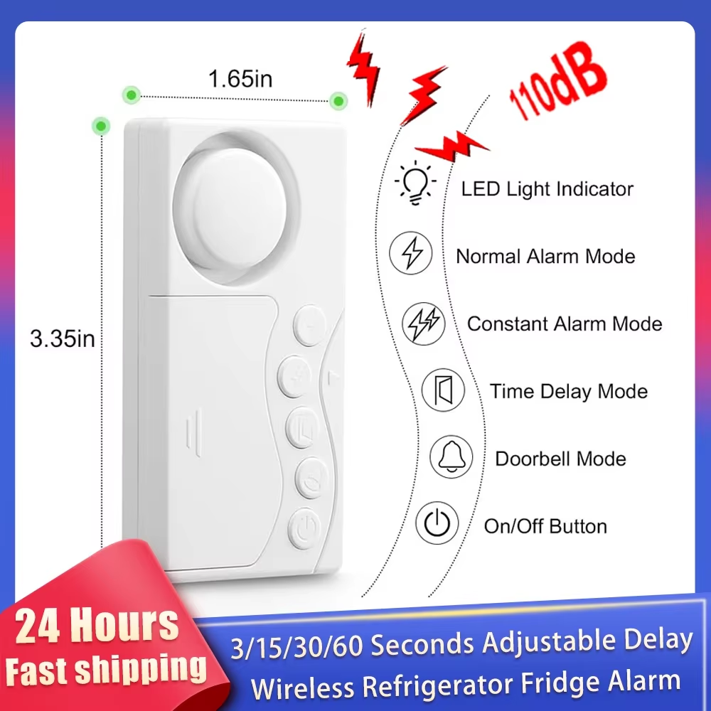 Wireless Door Sensor - Gecikme ile yeni dondurucu kapı alarmı