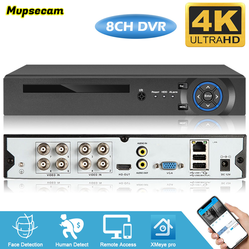 Smart Home Microsoft - Xmeye 4K 8MP Güvenlik CCTV DVR