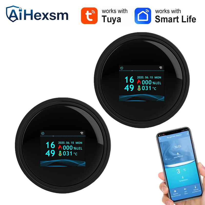 Smart Home Features - Tuya Wifi Sızıntı Sensörü, Sıcaklık Fonksiyonlu
