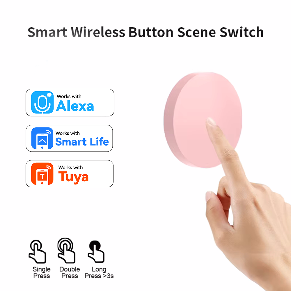 Smart Home Features - ZigBee Akıllı Kablosuz Düğme Sahne Anahtarı