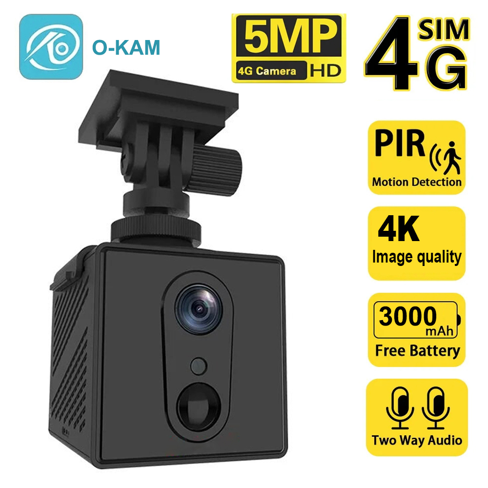 Smart Home Battery Camera Ezviz - 5MP 4G SIM Kartlı Mini Kamera