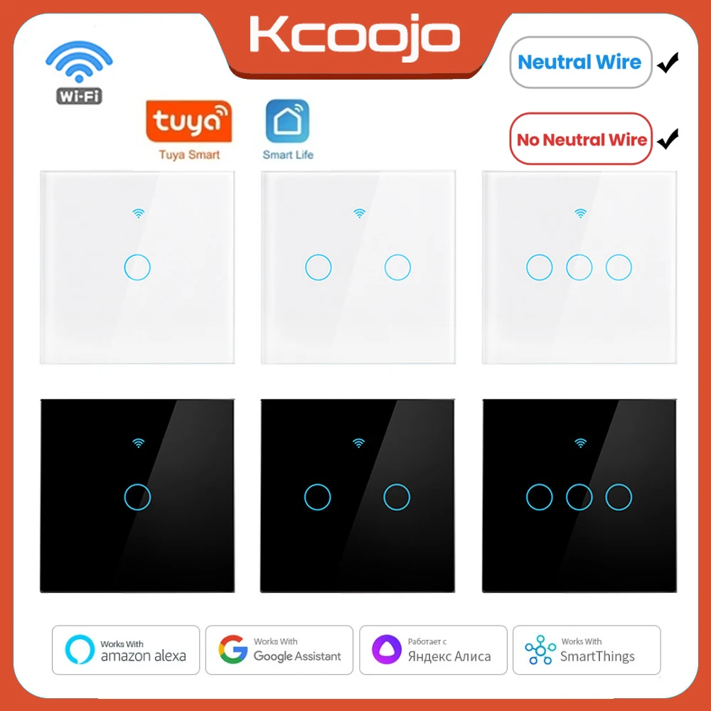 Smart Home Ai - Tuya Wifi AB Akıllı Anahtarlar 1/2/3/4Gang