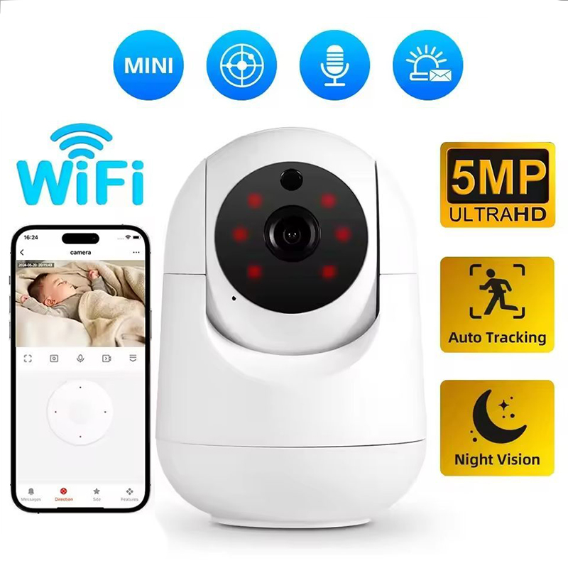 Smart Home Battery Camera Ezviz - 5MP HD Kapalı Alan Güvenlik WIFI