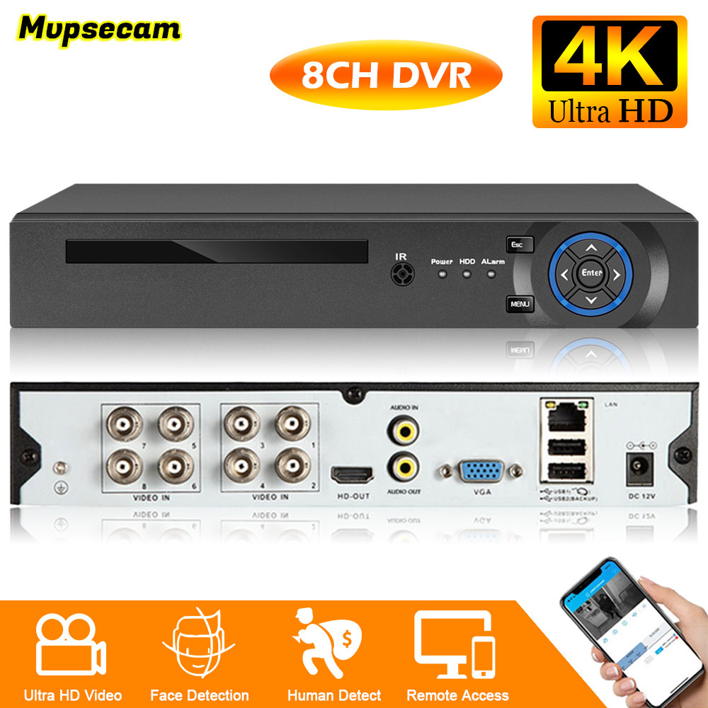 Smart Home Microsoft - 4K 8MP Güvenlik CCTV DVR Akıllı