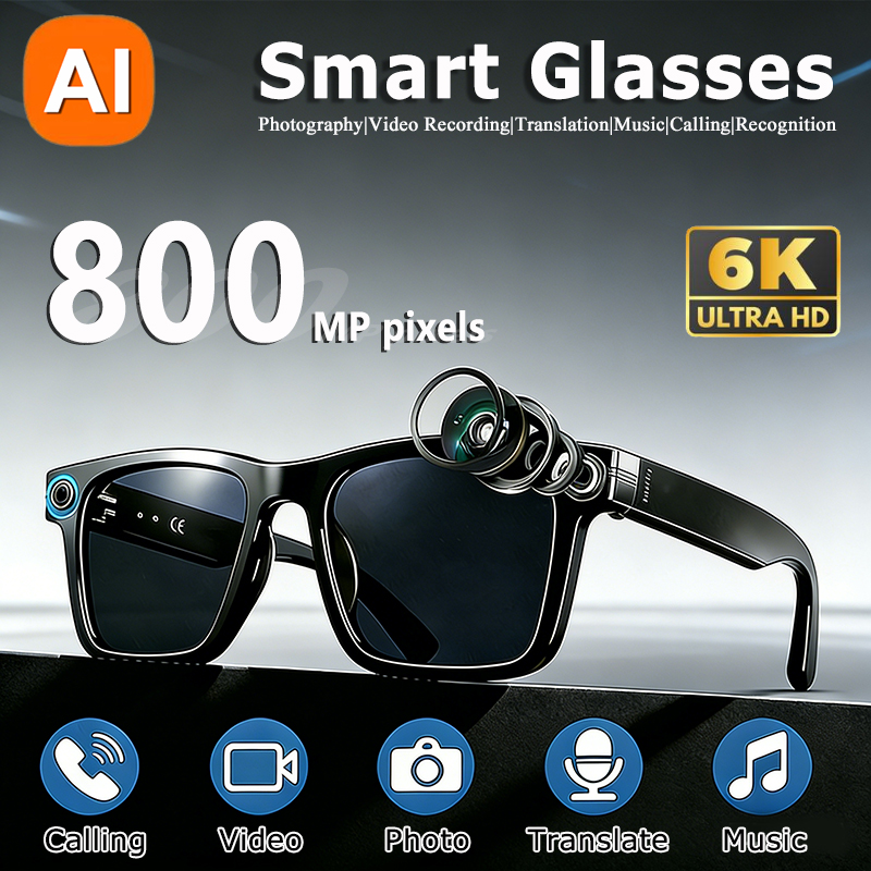 Smart Home Ai - 6K HD Yapay Zeka Kameralı Gözlük