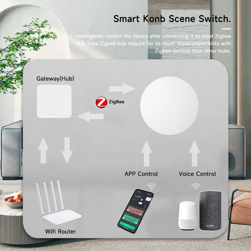 Tuya ZigBee Akıllı Kablosuz Dü - Smart Home Alexa incelemesi ve fiyatı
