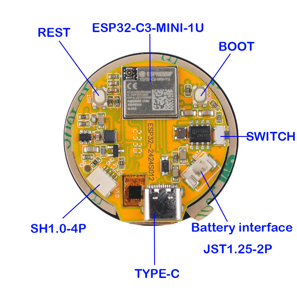 ESP32 ekran 1.28 inç ESP32-C3  - Smart Home Features incelemesi ve fiyatı