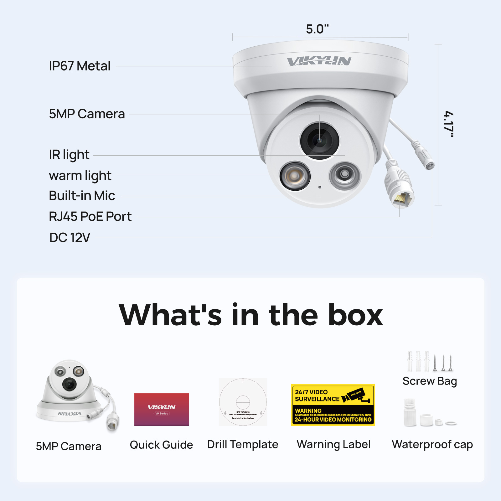 VIKYLIN 5MP Akıllı Çift Işıklı - Smart Home Microsoft incelemesi ve fiyatı