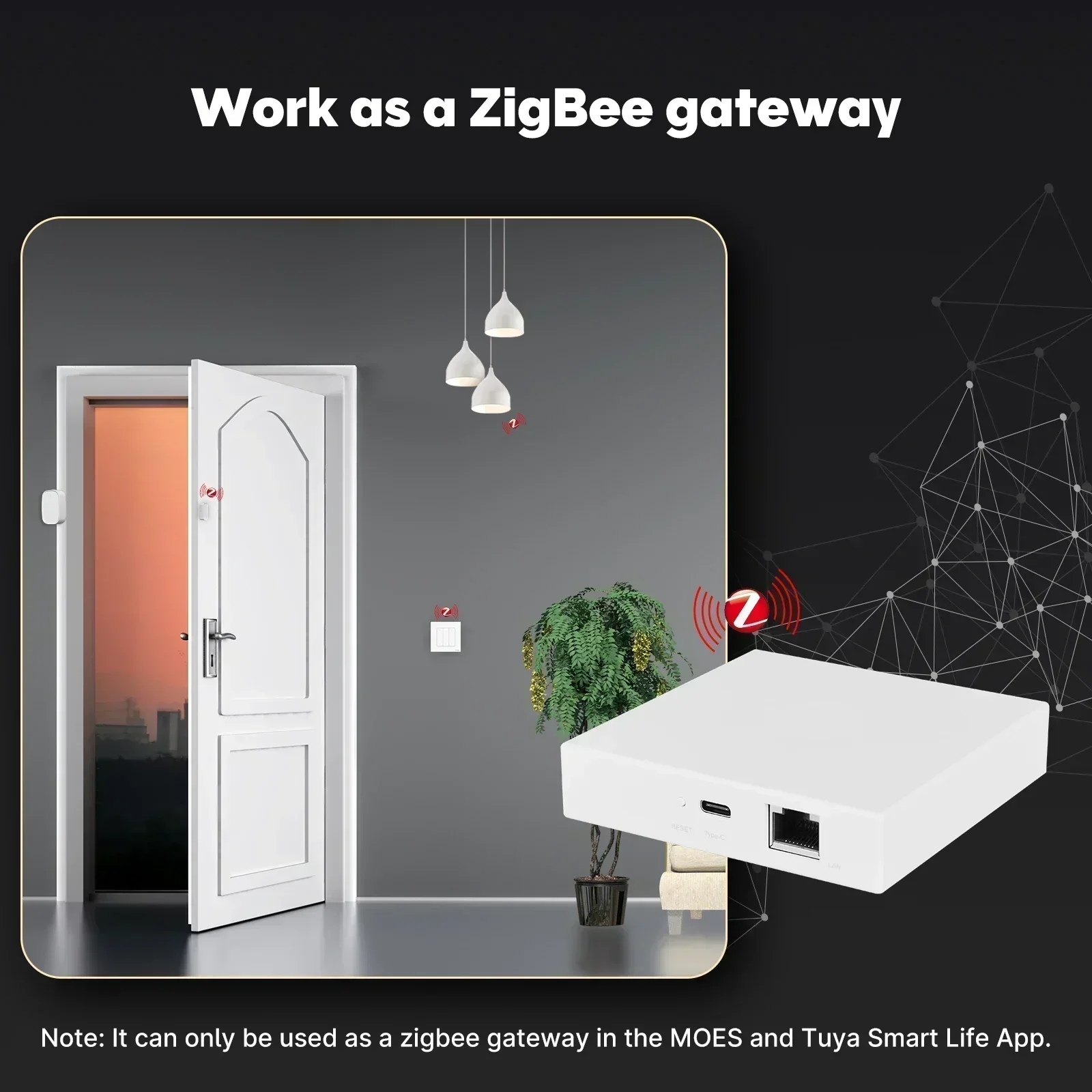 MOES Tuya Zigbee Madde Konu Ağ - Smart Home Hub Matter incelemesi ve fiyatı