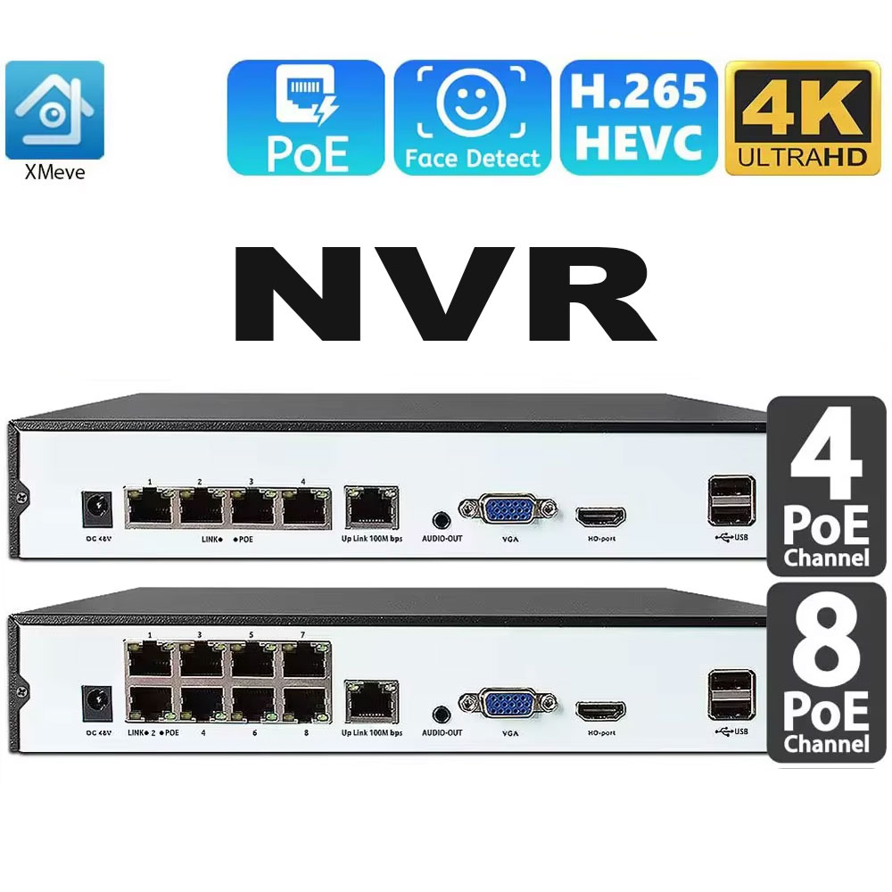 4CH 8CH 48v POE 4K NVR Onvif H - Security Ip Camera incelemesi ve fiyatı