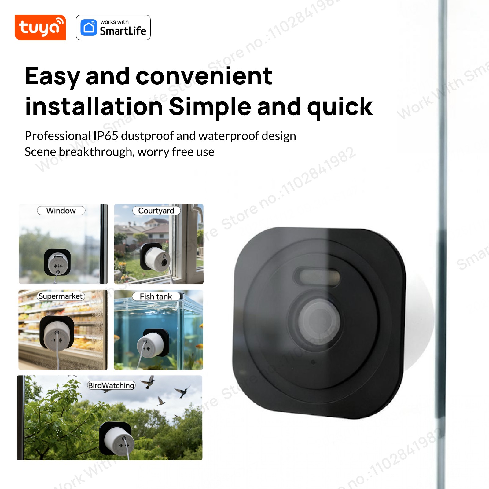 3MP 2K Tuya Pencere Kamerası,  - Smart Home Battery Camera Ezviz incelemesi ve fiyatı