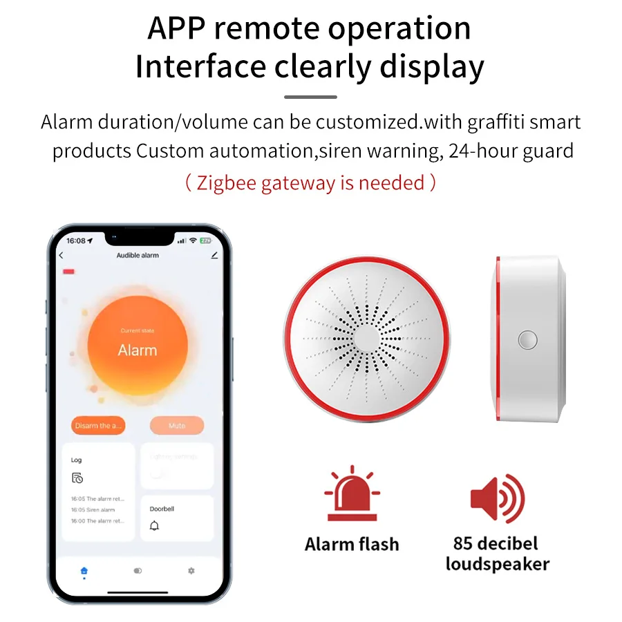 Tuya WiFi ZigBee Akıllı Alarm  - Smart Home Theater incelemesi ve fiyatı