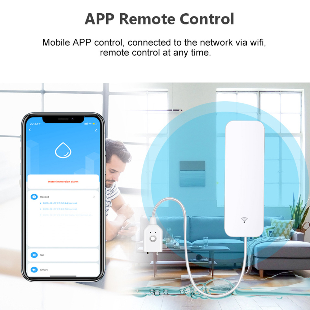 Tuya WiFi Su Kaçak Sensörü, Su - Wifi Water Sensor incelemesi ve fiyatı