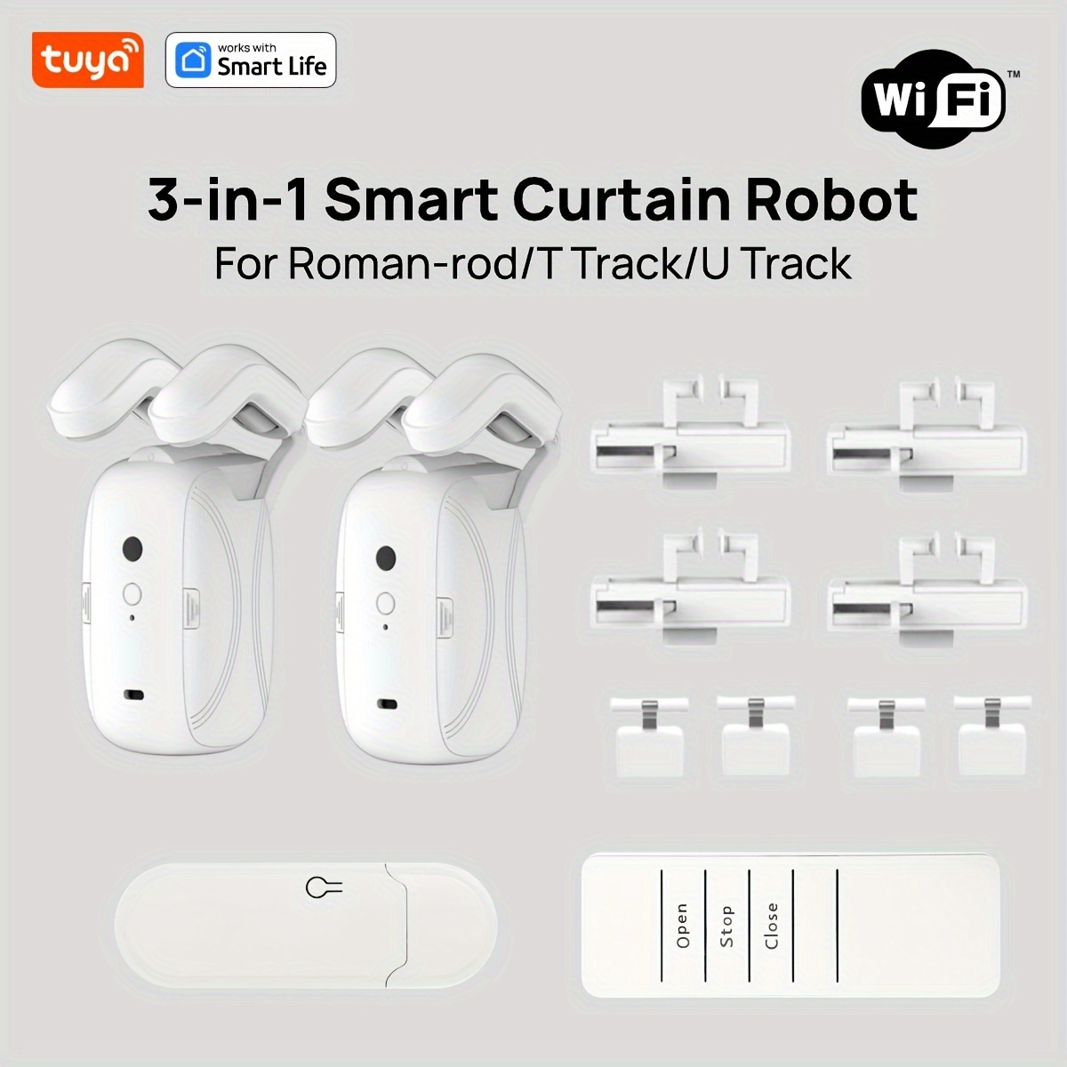 1/2 ADET Tuya Akıllı WiFi Perd - Smart Home Hub Matter incelemesi ve fiyatı