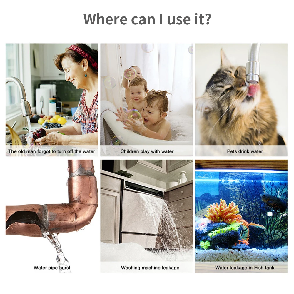 Tuya WiFi Zigbee Su Sensörü Ak - Wifi Water Sensor incelemesi ve fiyatı