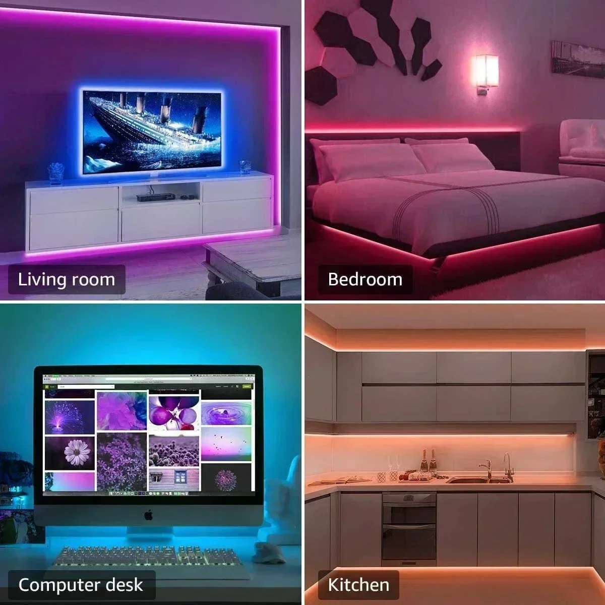 Akıllı RGB LED Oyun Işık Şerid - Smart Home App incelemesi ve fiyatı