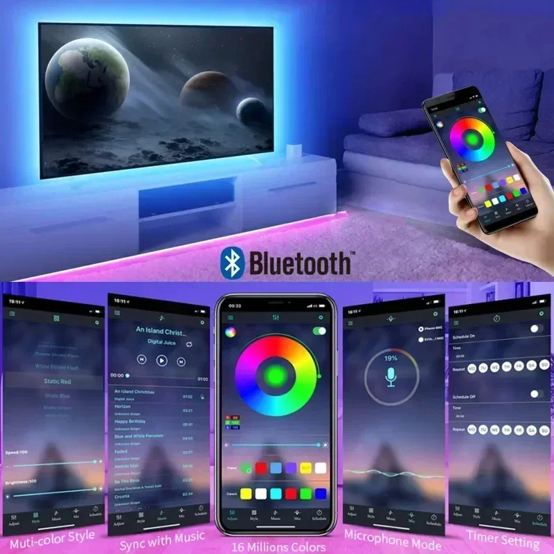 Akıllı RGB LED Oyun Işık Şerid - Smart Home App incelemesi ve fiyatı