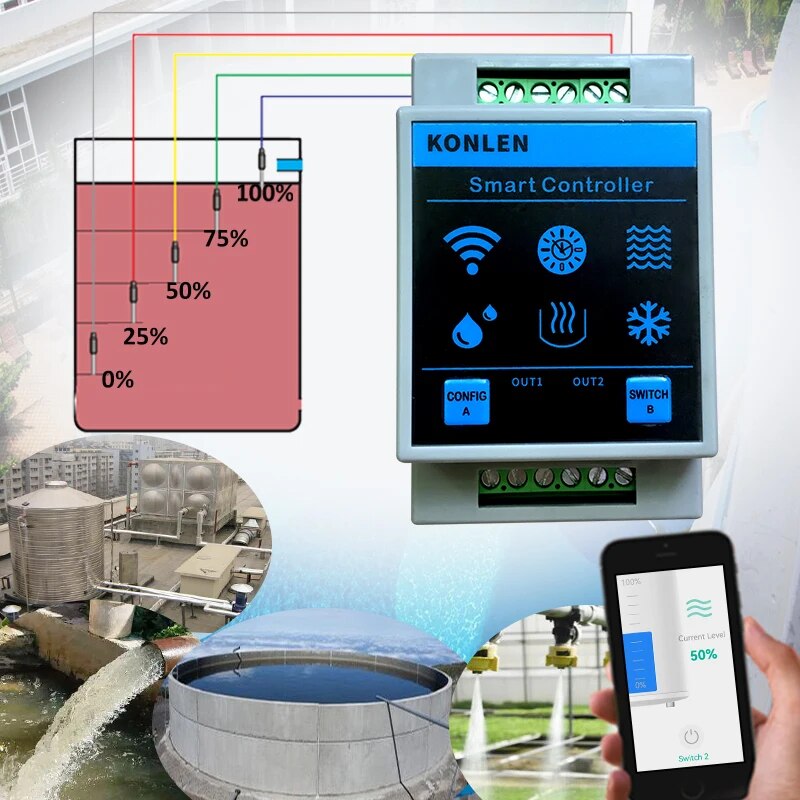 KONLEN Tuya Su Seviyesi Sensör - Wifi Water Sensor incelemesi ve fiyatı