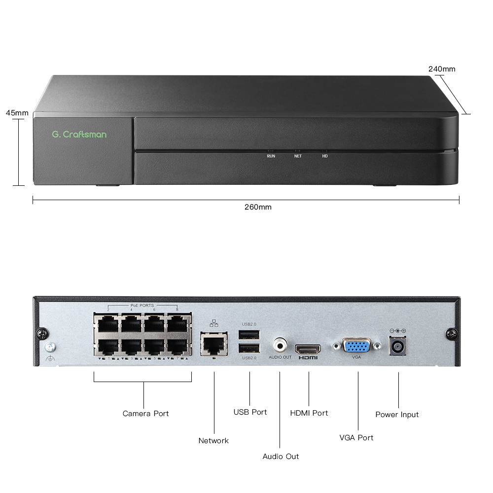 2026 GAU-YUFD-M8SS-K4 Gcraftsm - Security Ip Camera incelemesi ve fiyatı
