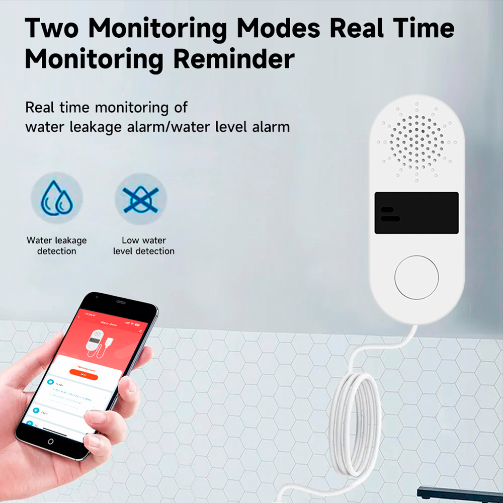 Tuya Wifi su kaçağı dedektörü  - Wifi Water Sensor incelemesi ve fiyatı
