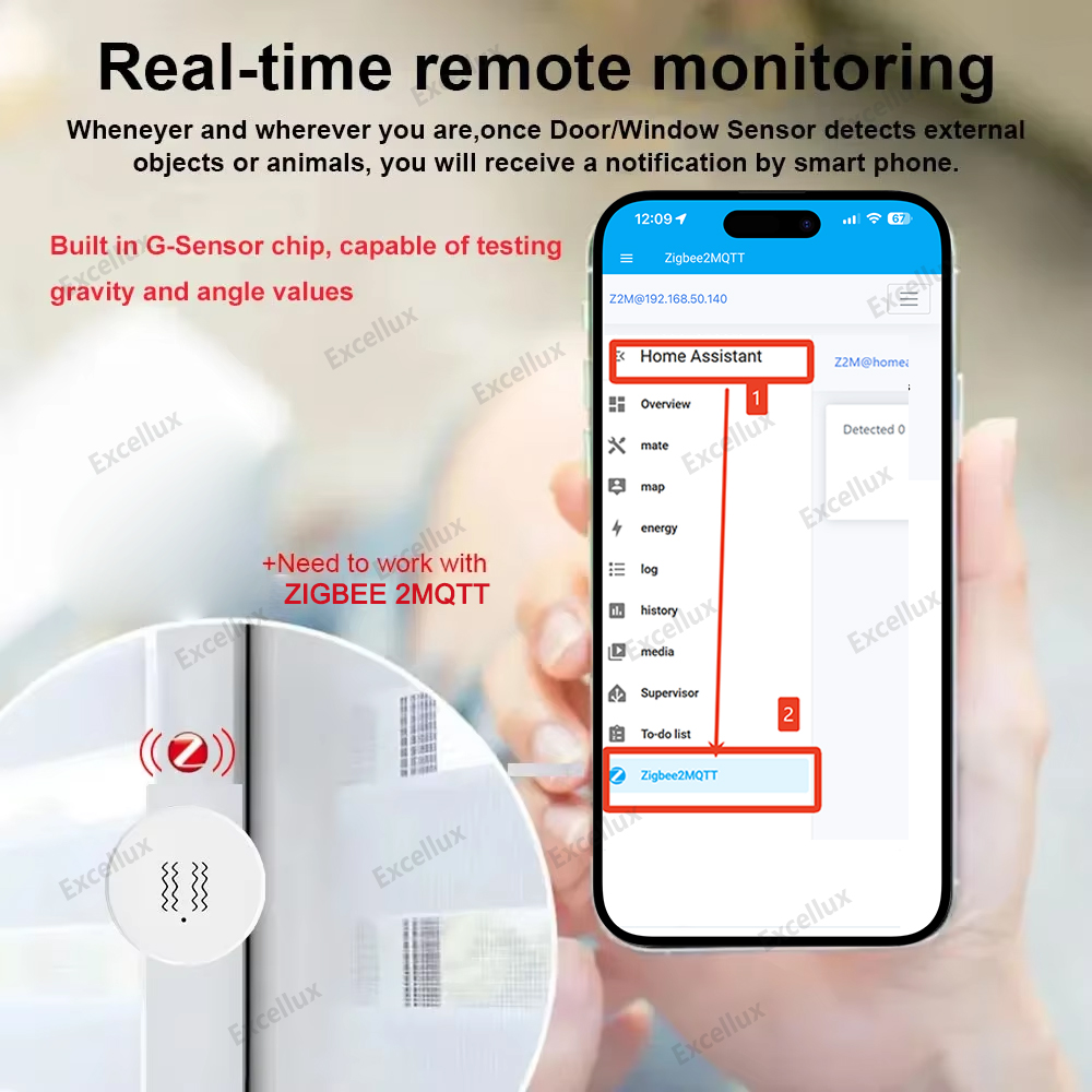 Zigbee 3.0 Akıllı Titreşim Sen - Smart Home Features incelemesi ve fiyatı