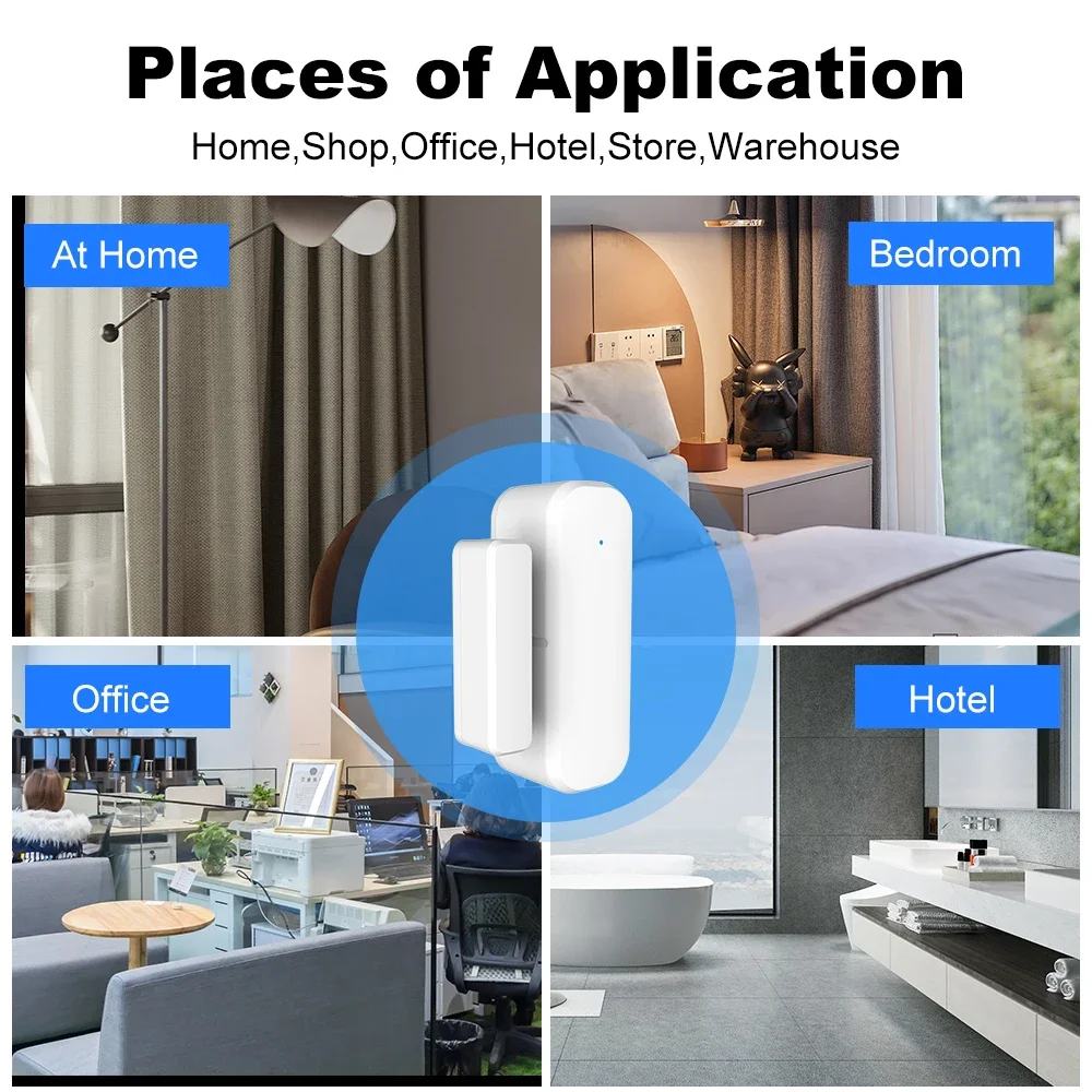 ZigBee Kapı Pencere Sensörü Ka - Wireless Door Sensor incelemesi ve fiyatı