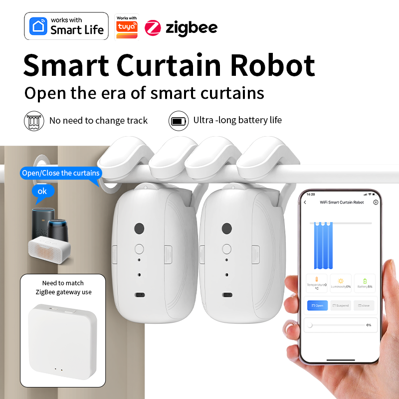 Zigbee Akıllı Perde Sürücü Rob - Smart Home Alexa incelemesi ve fiyatı