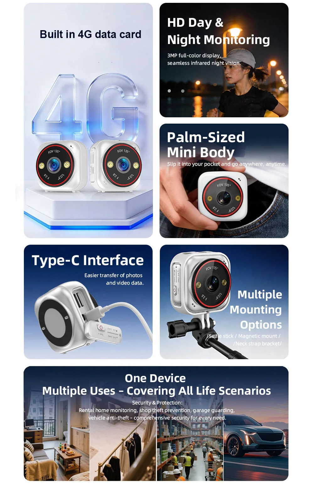 LS VISION 4G SIM Cep Kamerası  - Smart Home Battery Camera Ezviz incelemesi ve fiyatı