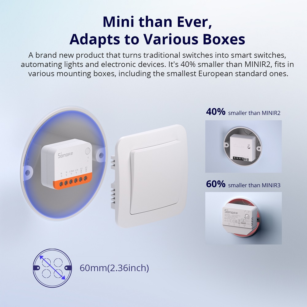 Sonoff Mini R4 Extreme Wifi Ak - Smart Home Google incelemesi ve fiyatı
